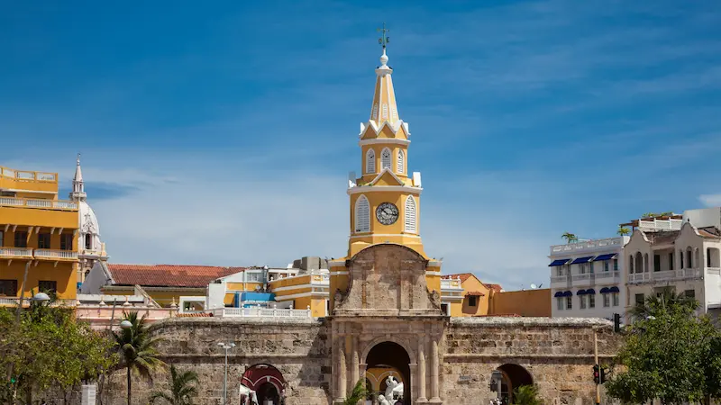 Torre del Reloj Simbolo de Cartagena de Indias